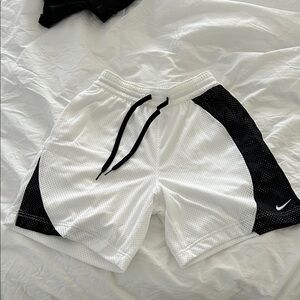 Nike women’s Athletic Shorts in White and Black